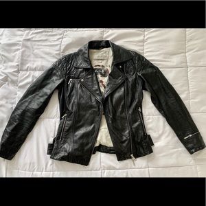 Genuine Leather Biker Jacket